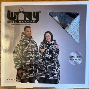 The Wayy Big Hoodie - Camo